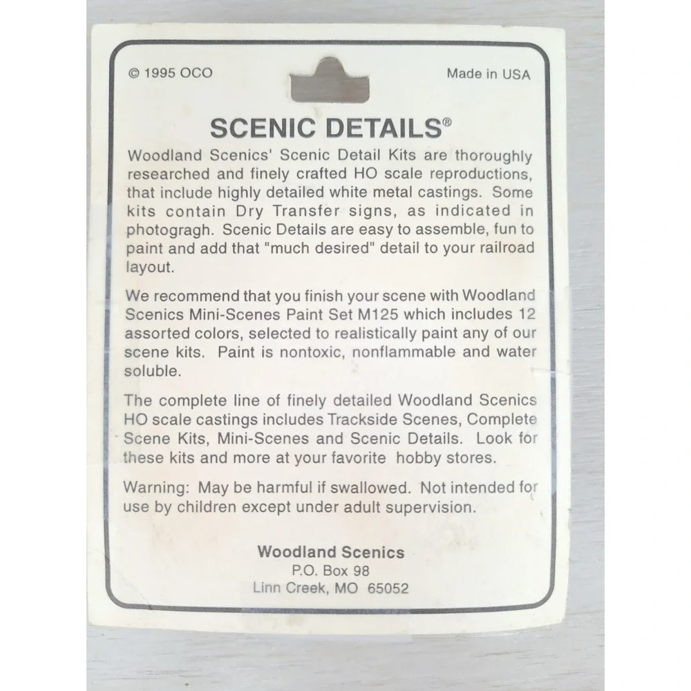 Woodland Scenes Senic Details Assorted Skids Crates Barrels‎ Sacks